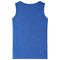 Kindertopje 92 gemleerd blauw