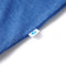 Kindertopje 92 gemleerd blauw