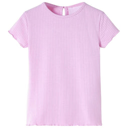 Kindershirt 128 lichtroze