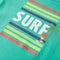 Kindershirt 128 groen
