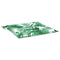 Stoelkussens 4 st bladpatroon 40x40x3 cm stof