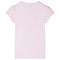 Kindershirt met kapmouwen 140 zachtroze