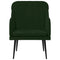 Fauteuil 63x76x80 cm fluweel donkergroen