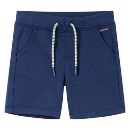 Kindershorts met trekkoord 92 donkerblauw
