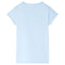 Kindershirt 92 zachtblauw