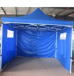 Partytent Easy Up 3 x 3 meter met zijwanden Blauw