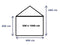 Premium Partytent PVC 3x10x2 mtr in Wit