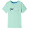 Kindershirt met korte mouwen 140 lichtgroen