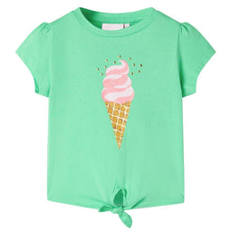 Kindershirt 116 lichtgroen