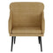 Fauteuil 63x76x80 cm fluweel bruin