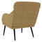 Fauteuil 63x76x80 cm fluweel bruin