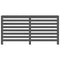 Radiatorombouw 169x19x84 cm massief grenenhout grijs