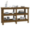 Werkbank 142,5x50x80 cm massief grenenhout honingbruin