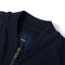 Kindervest met rits 128 marineblauw