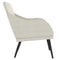 Fauteuil 63x76x80 cm fluweel crmekleurig