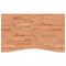 Bureaublad 100x(55-60)x1,5 cm massief beukenhout