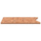 Bureaublad 100x(55-60)x1,5 cm massief beukenhout