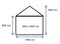 Premium Partytent PVC 4x6x2 mtr in Beige