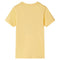 Kindershirt met korte mouwen 140 geel