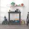 Werkbank 80x50x80 cm massief grenenhout grijs