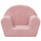 Kinderbank zacht pluche roze
