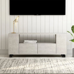 Tv-meubel 120x35x43 cm spaanplaat betongrijs