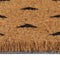Deurmat 40x60 cm getufte kokosvezel naturel