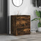 Schoenenkast 60x42x69 cm bewerkt hout gerookt eikenkleurig