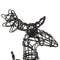 Kerstdecoraties rendieren 2 st 80 LED's rattan warmwit