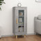 Dressoir 34,5x34x90 cm bewerkt hout grijs sonoma eikenkleurig