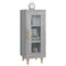 Dressoir 34,5x34x90 cm bewerkt hout grijs sonoma eikenkleurig