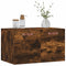 Wandkast 60x36,5x35 cm bewerkt hout gerookt eikenkleurig