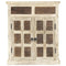 Dressoir 65x30x75 cm massief mangohout wit