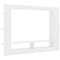Tv-meubel 152x22x113 cm bewerkt hout wit