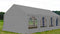 Premium Partytent PVC 5x8x2 mtr in Grijs