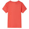 Kindershirt met korte mouwen 128 lichtrood