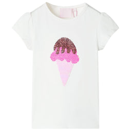 Kindershirt 140 ecru