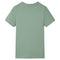 Kindershirt met korte mouwen 140 kakikleurig