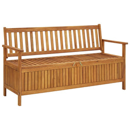 Tuinopbergbank 148 cm massief acaciahout