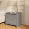 Nachtkastjes 2 st 45x34x44,5 cm spaanplaat grijs sonoma eiken