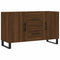 Dressoir 100x36x60 cm bewerkt hout bruineikenkleurig
