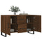 Dressoir 100x36x60 cm bewerkt hout bruineikenkleurig