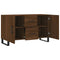Dressoir 100x36x60 cm bewerkt hout bruineikenkleurig