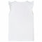 Kindershirt met mouwen met ruches 140 wit