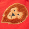 Kindertrui met capuchon 104 rood