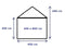 Classic Plus Partytent PVC 4x8x2 mtr in Wit-Groen
