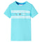 Kindershirt 92 zeeblauw