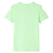 Kindershirt 128 neongroen