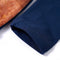 Kinderjurk met lange mouwen paardenprint 116 marineblauw