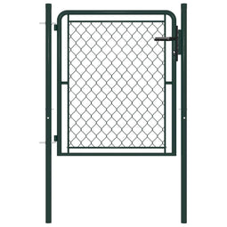 Poort 100x100 cm staal groen